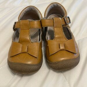 Emma Brown Bow T-Strap Mary Jane